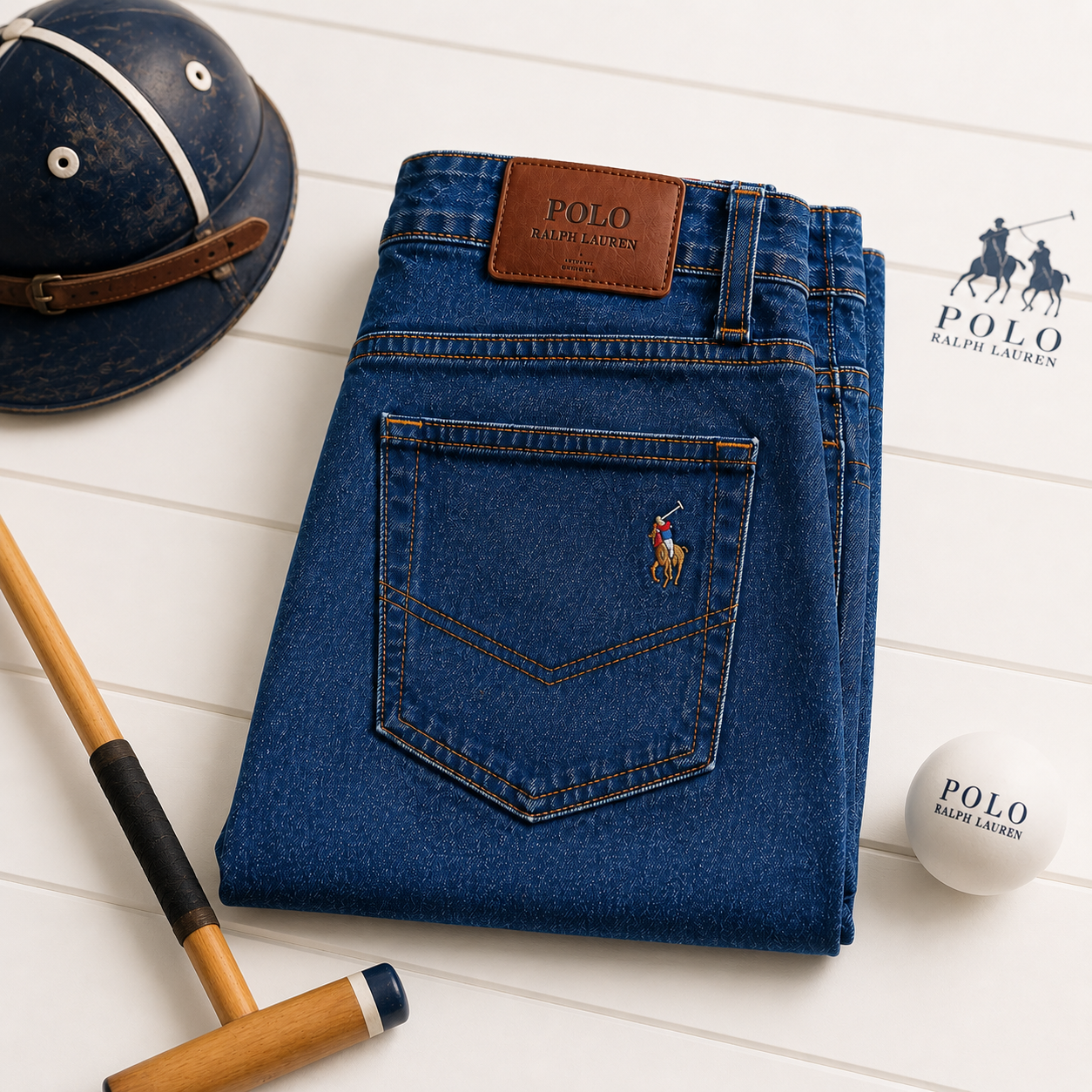 Polo RL Heritage Blue Denim Jeans