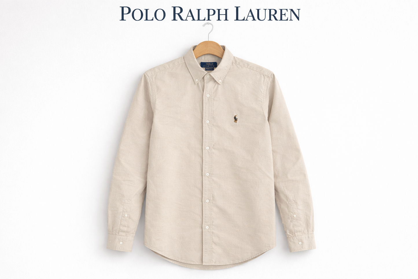 RL Classic Full Sleeve Shirt BEIGE
