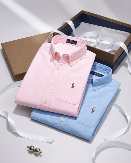 Men RL Polo Linen Cotton Shirts