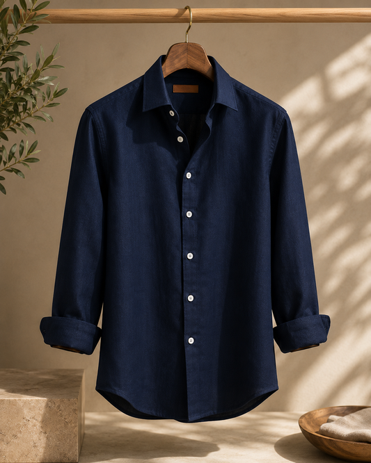 Men Monaco Vero Pure Linen Shirts