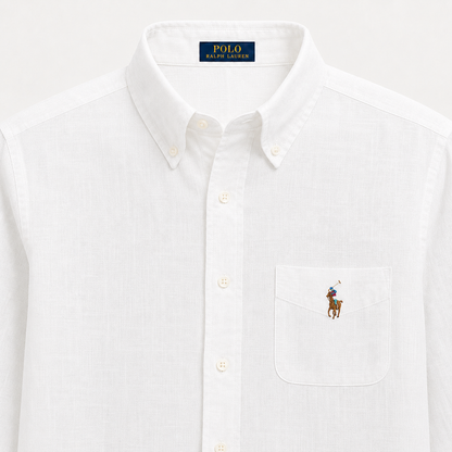 RL Linen White Shirt