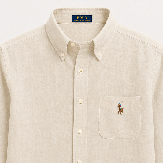 RL Beige Linen Shirt