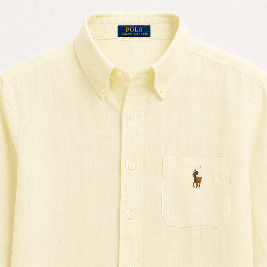 RL Luxury yellow Full Sleeve Shirt