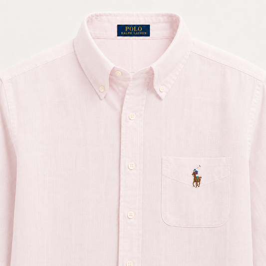RL Luxury Pink Full Sleeve Shirt