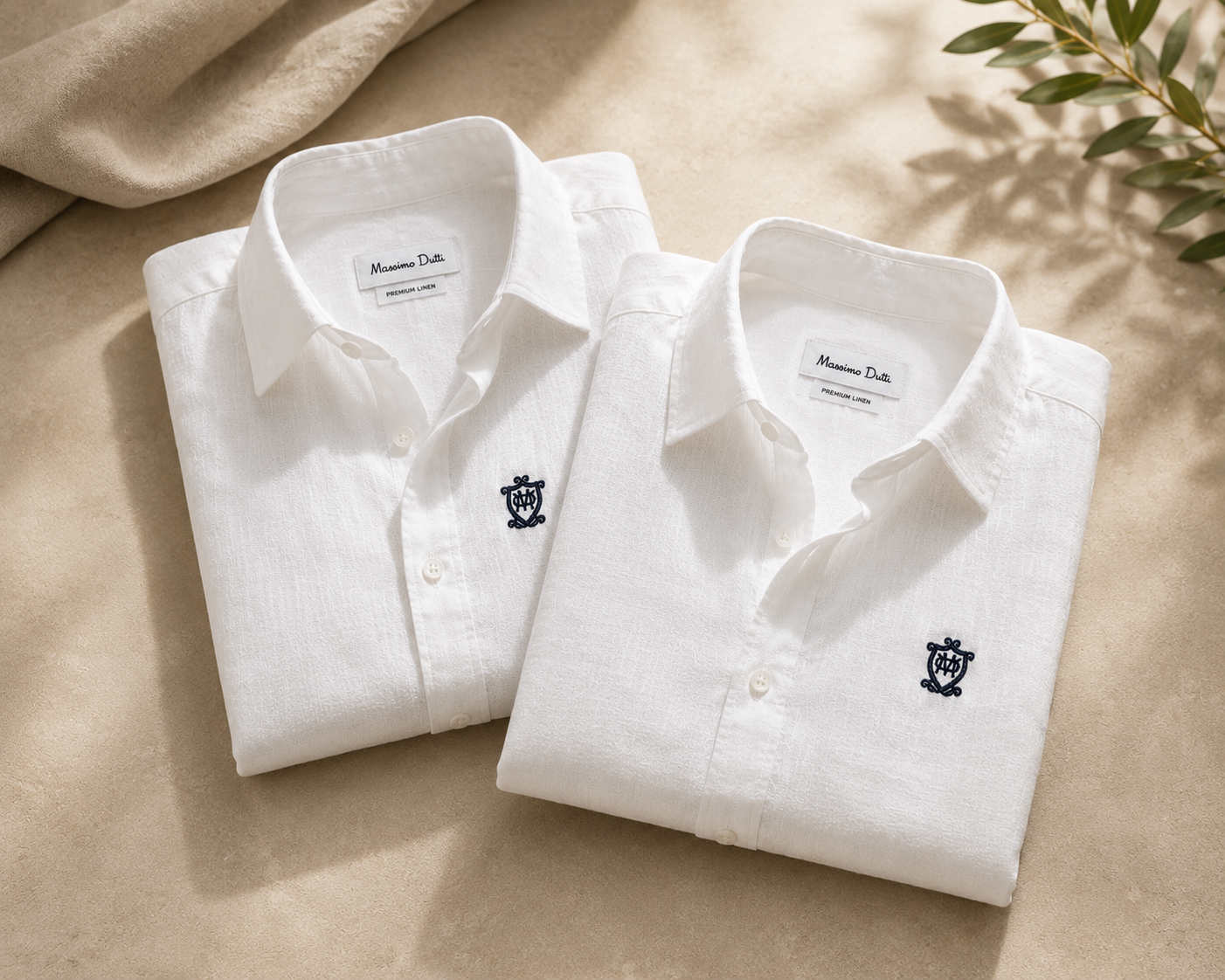 Men Mossino Dutti Pure Linen Shirts
