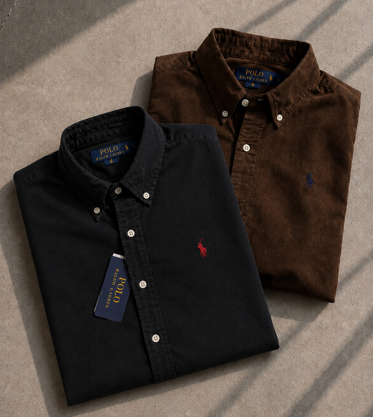 Men RL Polo Linen Cotton Shirts