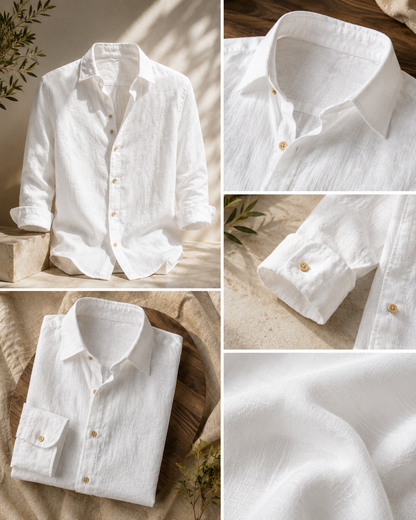 Men Monaco Vero Pure Linen Shirts
