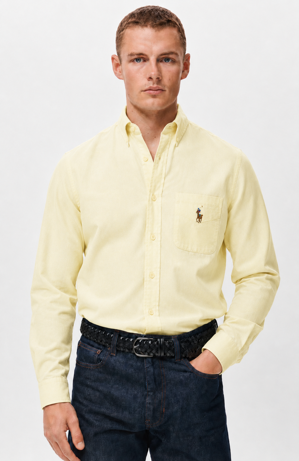 RL Luxury yellow Full Sleeve Shirt