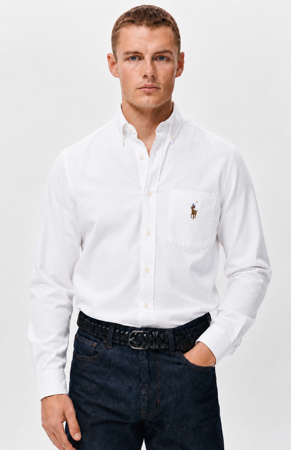 RL Linen White Shirt
