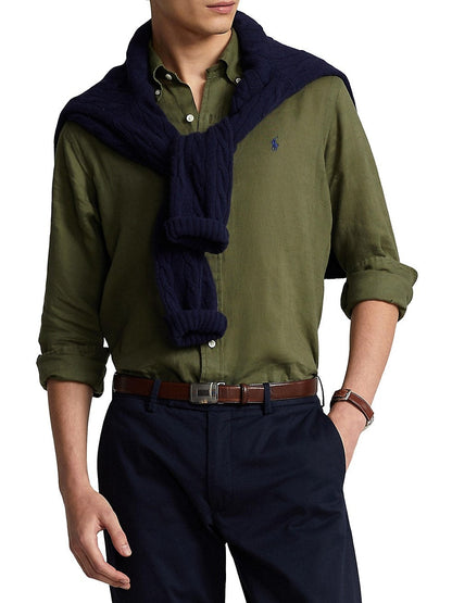 RL Bottle Green Oxford Shirt