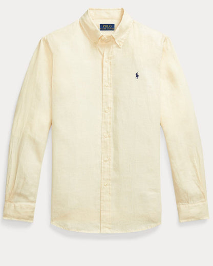 ABD Biege Yellow LINEN Shirt